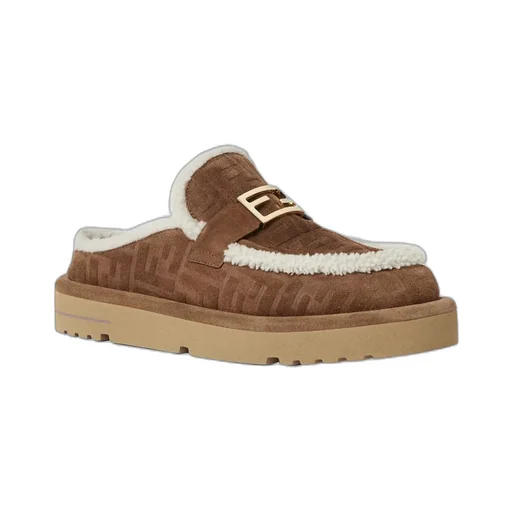 Logo Plaque Slip-On Sandals