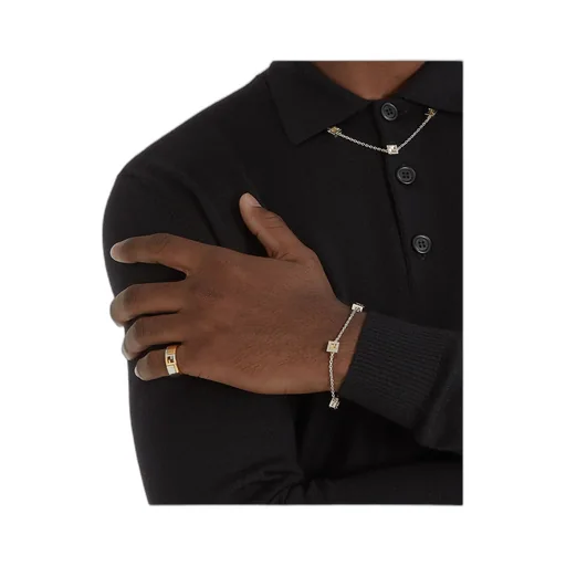 Silver- And Gold-Colored Bracelet