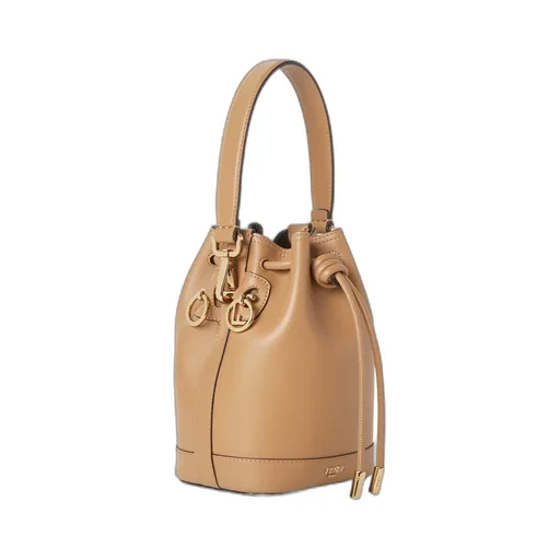 Mon Tresor Drawstring Mini Bucket Bag