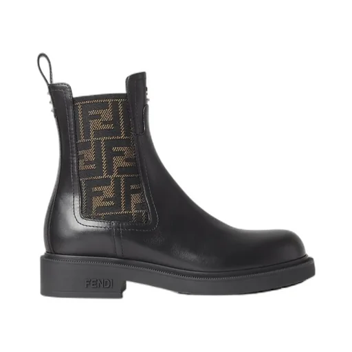 Filo Ff Jacquard Ankle Boots