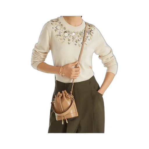Mon Tresor Drawstring Mini Bucket Bag