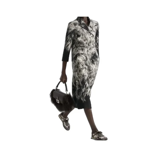 Frosted Fauna Wool And Silk Jacket