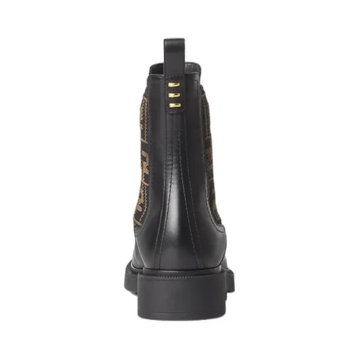 Filo Ff Jacquard Ankle Boots