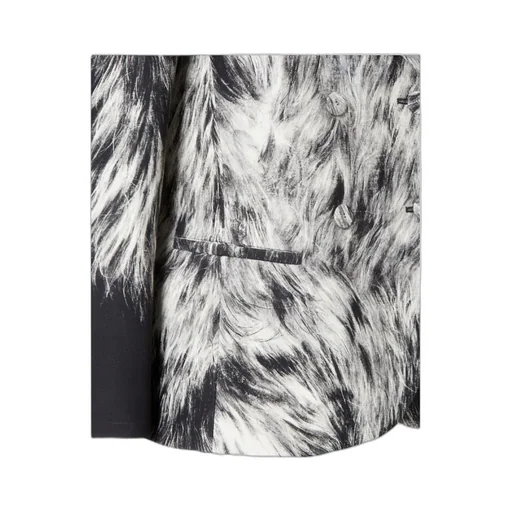 Frosted Fauna Wool And Silk Jacket