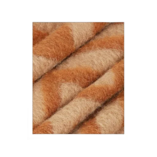 Ff Jacquard Fringed-Edge Scarf