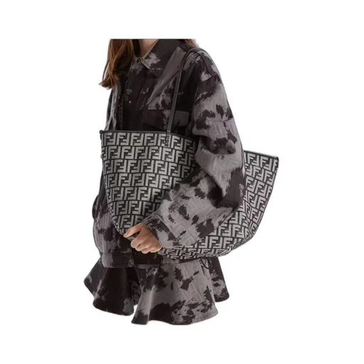Large Roll Ff-Jacquard Tote Bag