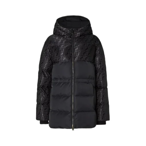 Ff Jacquard Technical Fabric Down Jacket