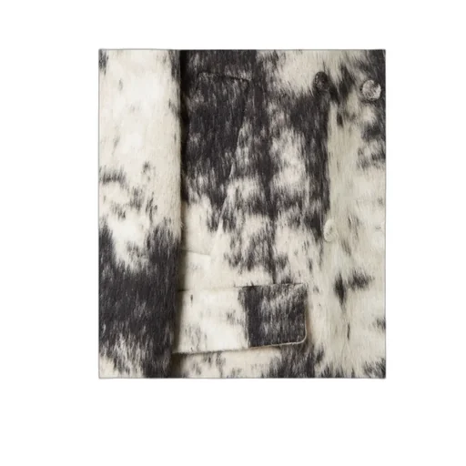 Frosted Fauna Wool Coat