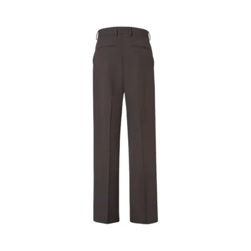 Straight-Leg Tailored Cigarette Pants
