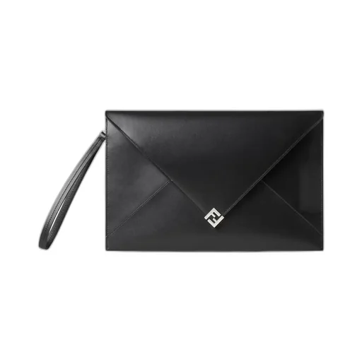 Large Ff Squared Flat Clutch Bag