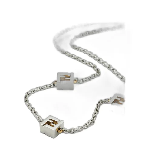 Gold And Silver-Colored Necklace