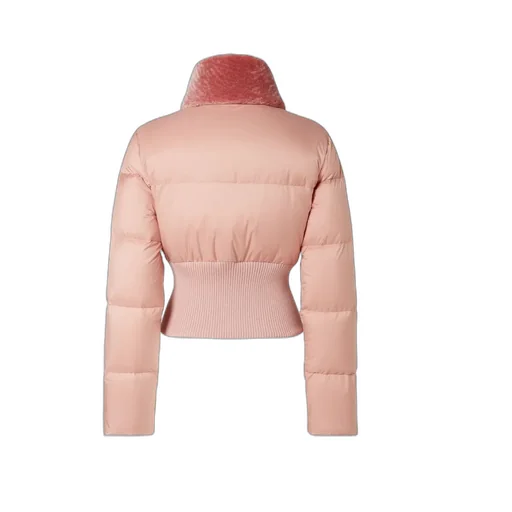 High Waistband Cropped Puffer Jacket