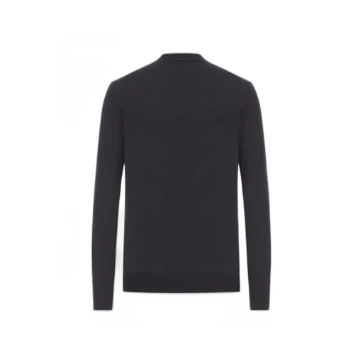 Crewneck Long-Sleeve Knitted Jumper