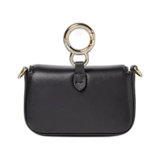Black Nappa Leather Charm