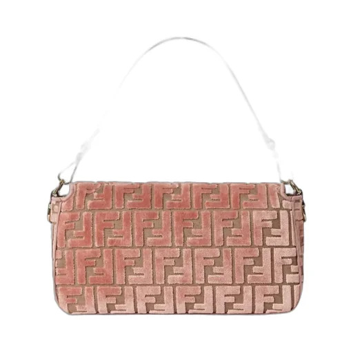 Baguette Ff Jacquard Shoulder Bag