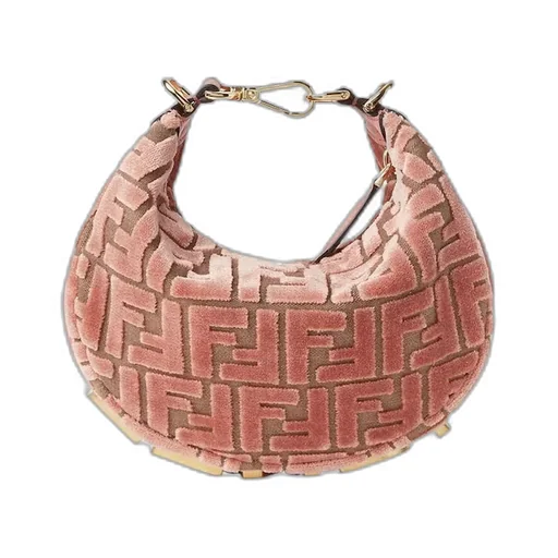 Ff Jacquard Velvet Mini-Bag