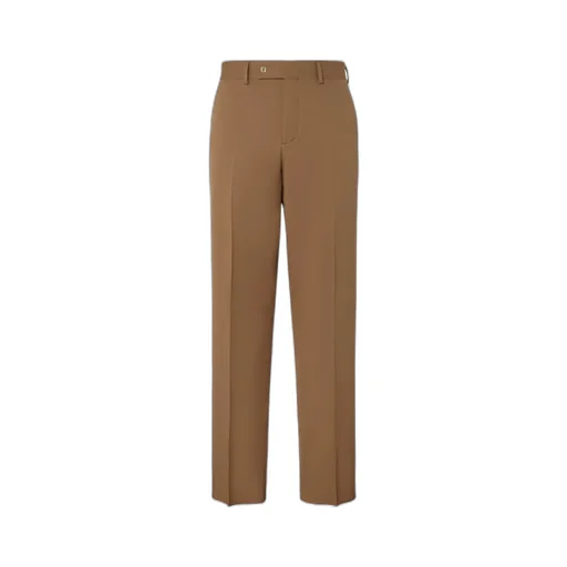 Straight-Leg Tailored Cigarette Trousers