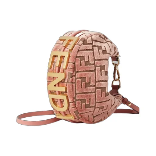 Ff Jacquard Velvet Mini-Bag