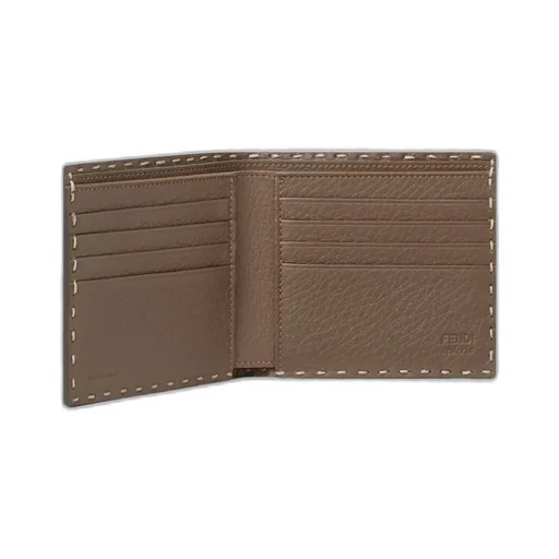 Selleria Bi-Fold Wallet With 134 Hand-Sewn Topstitches