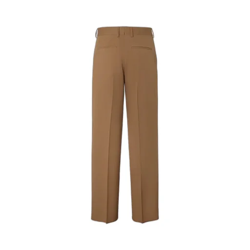 Straight-Leg Tailored Cigarette Trousers