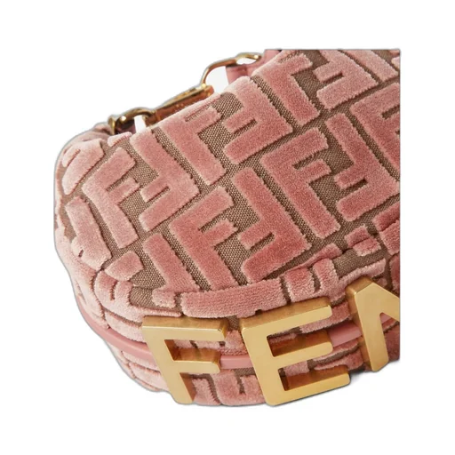 Ff Jacquard Velvet Mini-Bag
