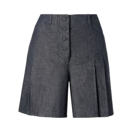 Light Blue Chambray Shorts