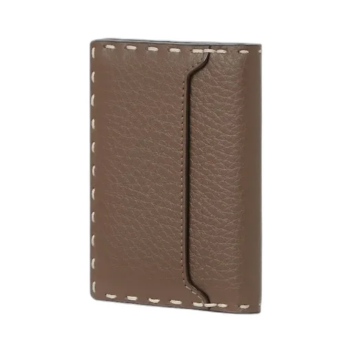 Selleria Card Holder With 104 Hand-Sewn Topstitches