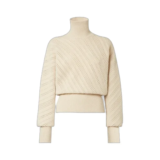 Beige Wool And Cashmere Pullover