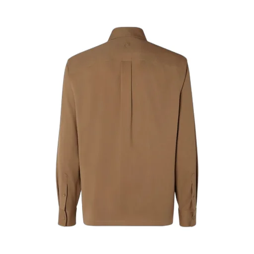 Rust-Colored Wool Shirt