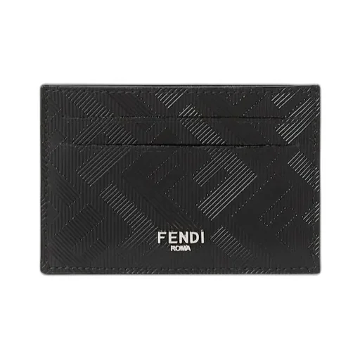 Black Leather Card Holder
