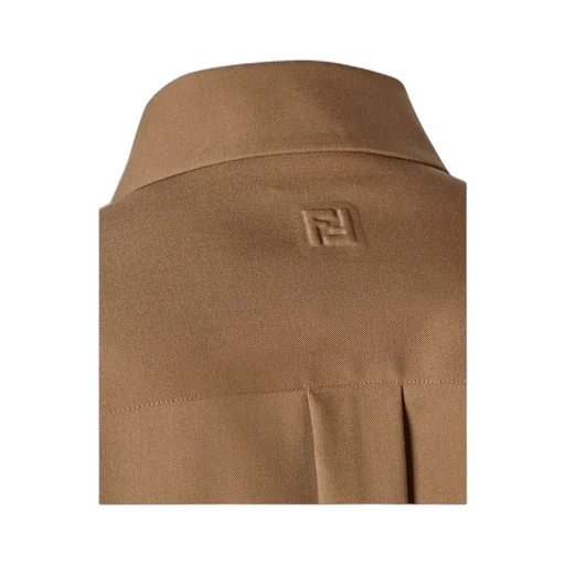 Rust-Colored Wool Shirt