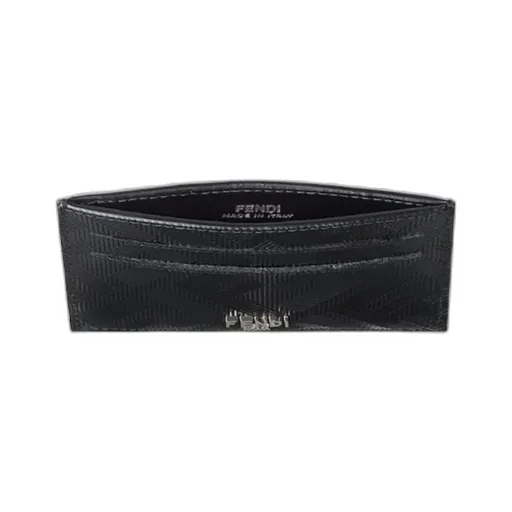 Black Leather Card Holder
