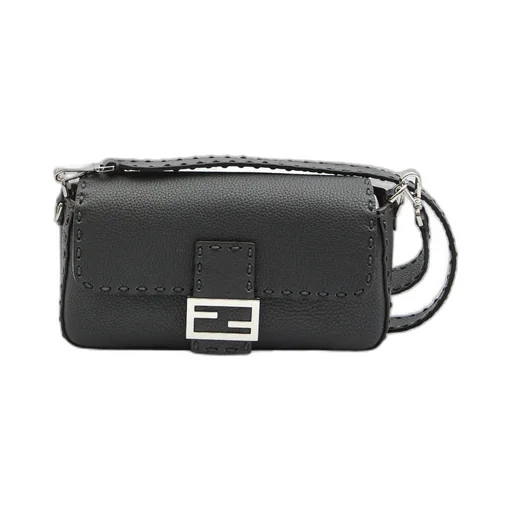 Baguette Macro-Stitch Messenger Bag