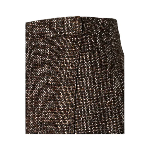 Rust Wool And Alpaca Skirt
