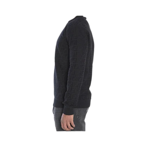 Ff Monogram Crewneck Knitted Jumper