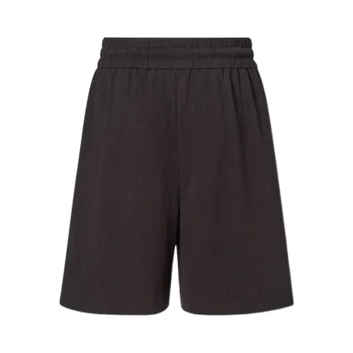 Black Piqué Ff Jacquard Shorts