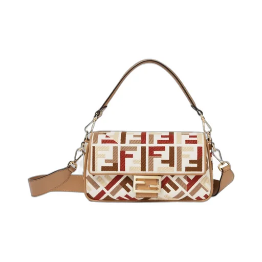 Baguette Monogrammed Shoulder Bag