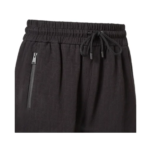 Black Piqué Ff Jacquard Shorts