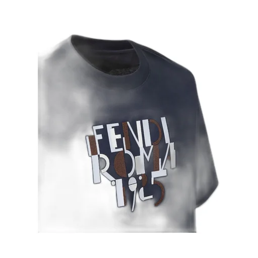 Dark Blue Cotton T-Shirt