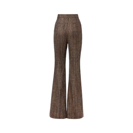 Rust Wool And Alpaca Pants