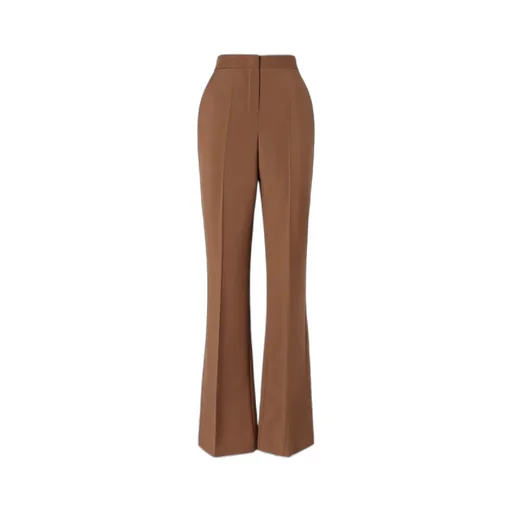 Brown Wool And Mohair Pants