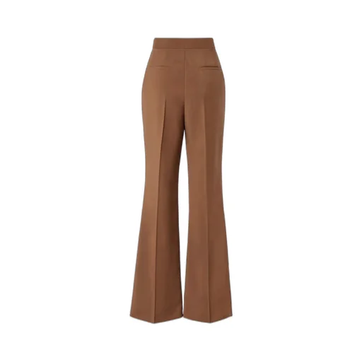 Brown Wool And Mohair Pants