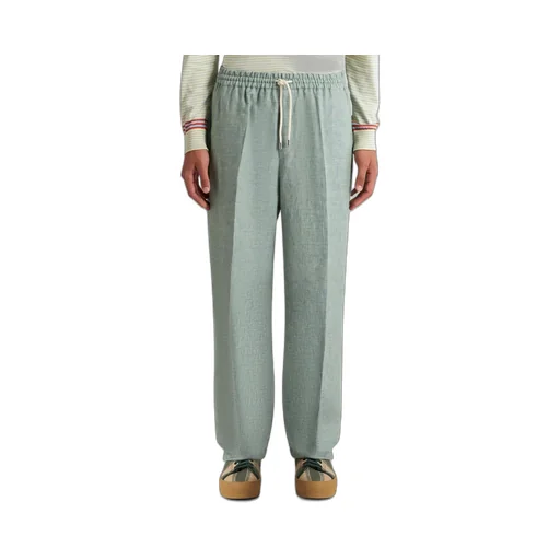 Drawstring Elastic Waist Pants