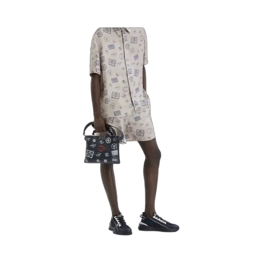 Graphic Printed Short Sleeved Shirt