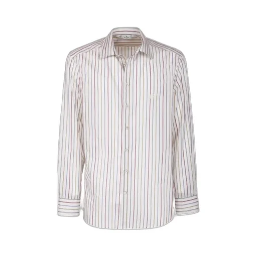 Pegaso Embroidered Striped Shirt