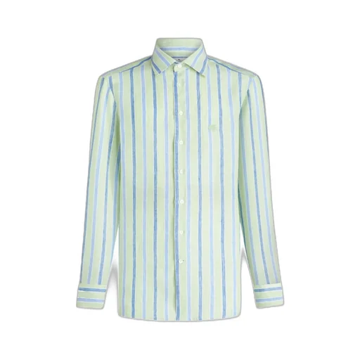 Striped Shirt With Logo