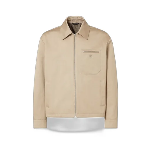 Ff Logo Plaque Zip-Up Blouson
