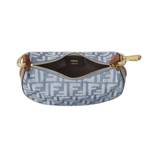 Fendigraphy Ff Jacquard Mini Hobo Bag