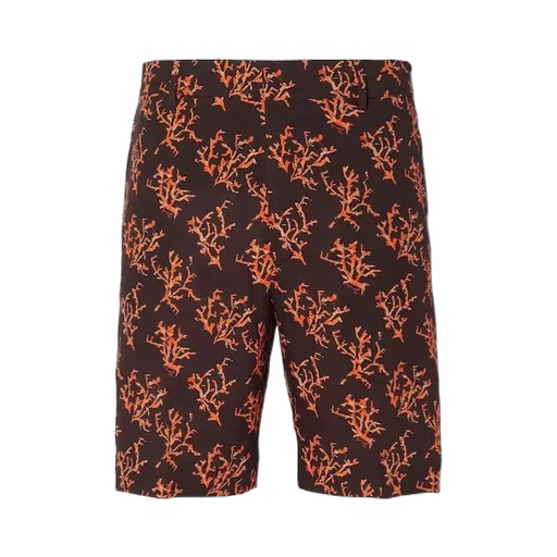 Brown Linen Shorts