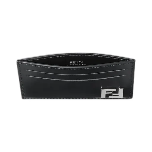 Black Leather Card Holder